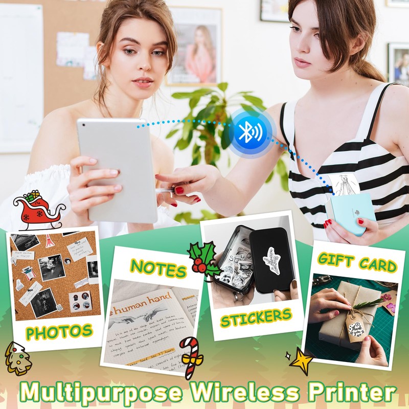 Phomemo Mini Sticker Printer Maker M02, Mini Thermal Sticker Printer