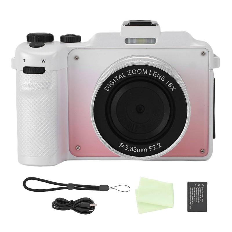 Dpofirs Digital Camera, 5K 80MP Dual Screen Vlogging Camera with