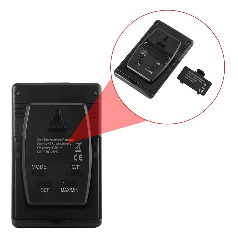 Wireless Pool Thermometer Floating Water Thermometer for Indoor Outdoor Spa