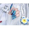  Cool sea nail handmade nail tips ✨ - Short