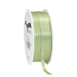 PRÄSENT C.E. Pattberg Satin pastellgrün, 50 m Satinband zum Einpacken von Geschenken, 6 mm Breite, Geschenkband zum Dekorieren & Basteln, Dekoband, Anlass