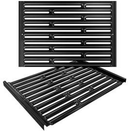 DELSbbq 15 Inch Grill Cooking Grates for Weber Old Spirit 200 with Side Control, Grill Grates for Weber 7523, Spirit E/S 200/210, Spirit 500, Genesis Silver A, Replacement for 7521 7522 65904 65905