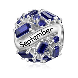 SEVENWELL Jewelry Birthday Charms, 925 Sterling Silver Dangle Pendant Bead, Women Jewelry Beads DIY for Women Bracelet Necklace