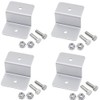 4Pcs Solar Panel Mount Mounting Z Bracket Set Kits Aluminums