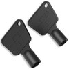 1ABOVE 2 pack Gas Meter Box Key, Triangular Key, Black