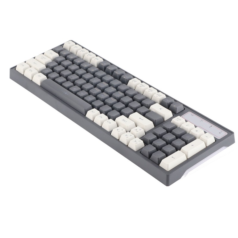 2.4G Wireless Gaming Keyboard 96 Keys Ergonomic Long Standby Time
