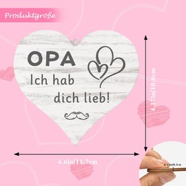 Opa Geschenk Vatertag,Vatertagsgeschenk Für Opas,Geschenk Für Opa,Geschenke Opas,Bester Opa Geschenke,Liebe Holzschild,Weihnachtsgeschenke