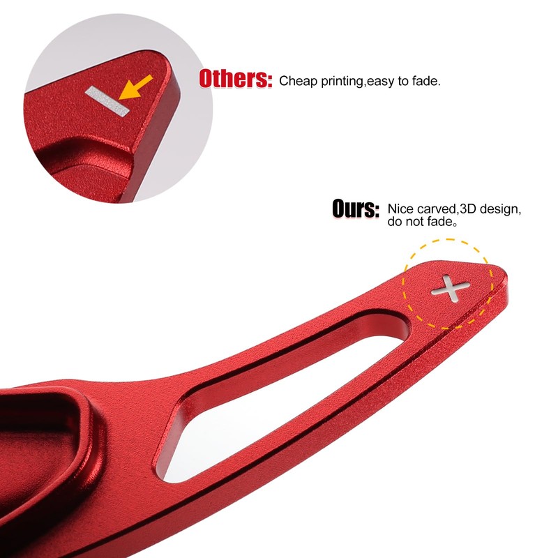 Thenice Compatible with Honda Civic Aluminium Alloy Paddle Shifters Paddle