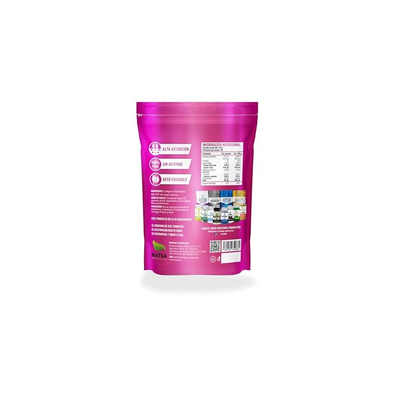 NATSA Colageno Hidrolizado Premium 500 grs