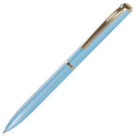 EnerGel Pentel Style Gel Pen with Gift Box, Pastel Blue Barrel, Black Ink, (0.7mm) Medium Line