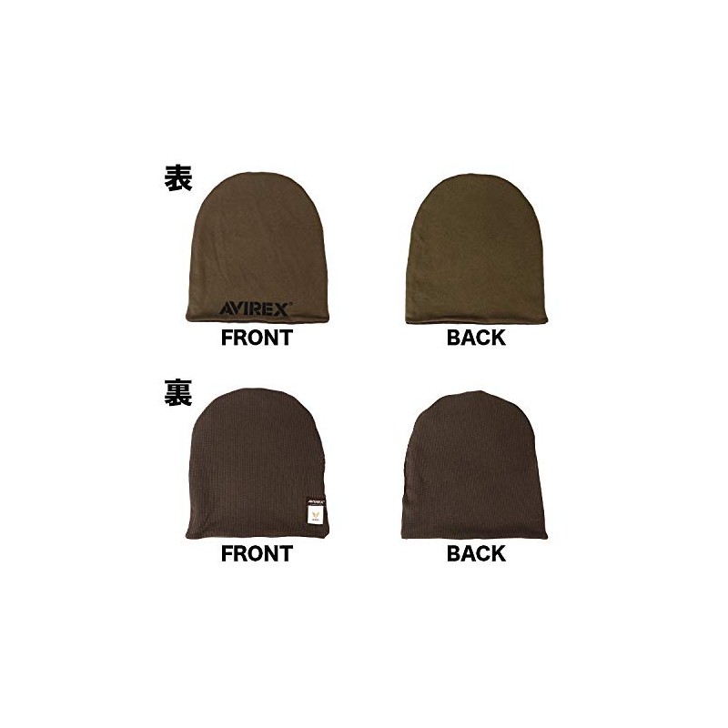 Avilex Men's AVIREX AX REVERSIBLE SWEAT CAP Military Reversible Knit