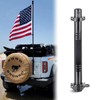 Antenna Mount Flagpole Holder Flagpole Bracket Multi-Function Tailgate Hinge Mounted