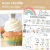 ScrapCooking - Kit Cupcakes Rainbow - con Lievito Colorante, 40