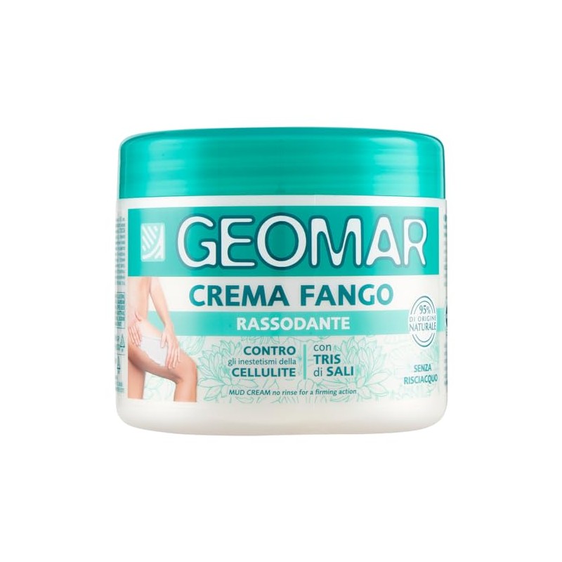 GEOMAR | Crema Fango Rassodante, Senza Risciaquo, Made in Italy,
