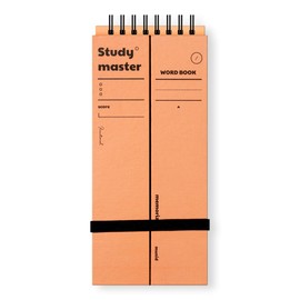 MUNID Smart Vocabulary Notebook, Memorization Notebooks, WordBook 3.2" L x 7.4" H x0.5 W, Two Half Hardcovers, 120Gsm Thick Paper With Band, 140Pages