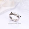 Anxiety Ring For Men Women Keep Going Spinner Ring 925