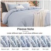 NEXHOME PRO Duvet Cover Full Size, Blue 3 Pieces Boho