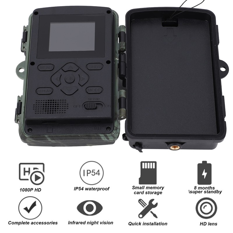58MP 1080P HD Infrared Camera Hunting Scouting Camera with Display