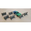 Hot Wheels Gasland, MadMax, 6 Death Plows, for custom hotwheels