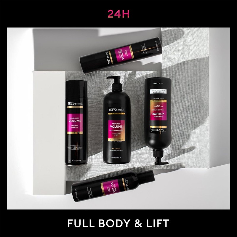 TRESemmé Shampoo and Conditioner Set, Amplified Volume + Collagen Infusion,