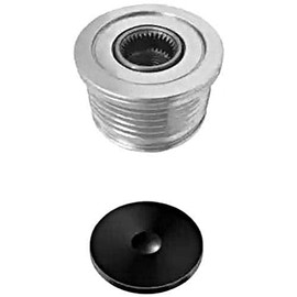 HELLA 9XU 358 038-801 Alternator Freewheel Clutch - Thread Size: M16x1,5 - Number of grooves: 5 - with cap