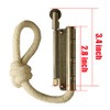 Vintage Style Rope Lighter, Metal Casing with Cotton Wick, Windproof