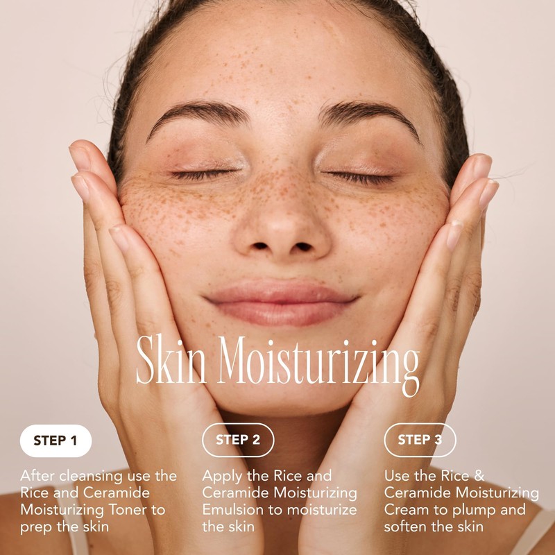 THE FACE SHOP Rice Ceramide Moisturizing Emulsion, Hydrating with Rice