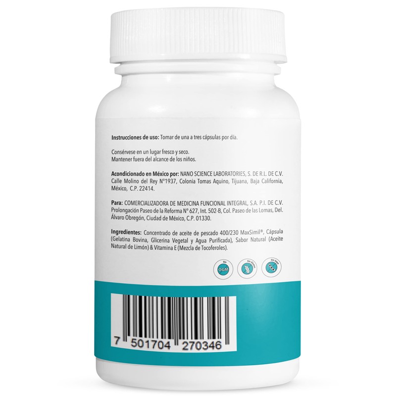 MATTER SMART NUTRIENTS | Suplemento Alimenticio Complete OMG-3 | Concentrado