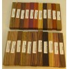 22 Different Exotic Wood Pen Blanks ¾”x5” Cocobolo, Zebrawood, Bocote