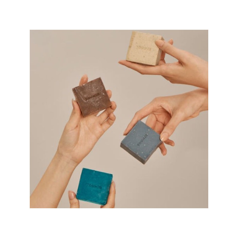 TOUN28 Solid Shampoo Bar 100g, Type:V1 Blue Biotin (For scalp