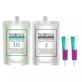 Norneja 노른자 매직약 스트레이트약 셀프 다운펌 파마약 D200 헤어앰플 퍼플2개 [노른자 볼륨 매직약 파마약 H200 에센스 앰] Nornja Magic Straight Perm Self Downperm Perm Solution D200 Hair Ampoule Purple 2 Pack [Nornja Volume Magic Perm H200 Essence Ampoule]