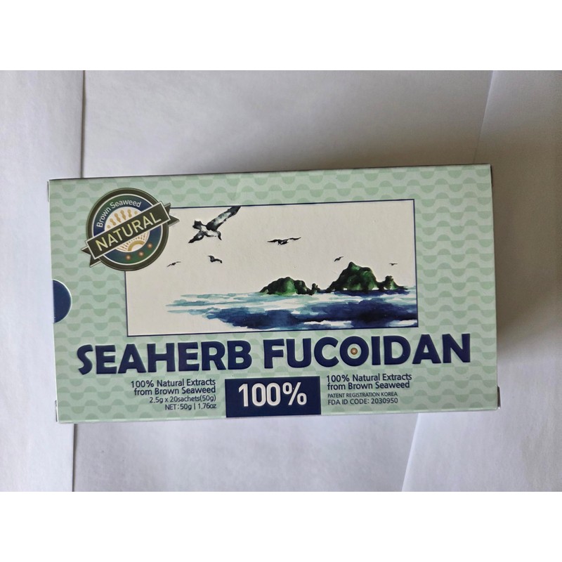 SeaHerb 100% Natural Brown Seaweed Extract Fucoidan Made in Compliance