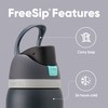 Owala FreeSip Insulated Stainless Steel Water Bottle with Straw for