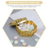 Garneck 12X CANDY BOX- Classic Royal Style Hexagonal Openwork Box,