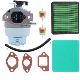 Hippotech Carburetor Replacement for Troy Bilt TB130 TB160XP TB240 TB250 TB380XP TB160 Fits Subaru Robin EA190V EA175V EV190A Honda 5HP 160cc Engine Lawn Mower with GCV160 Air Filter Tune Up Kit