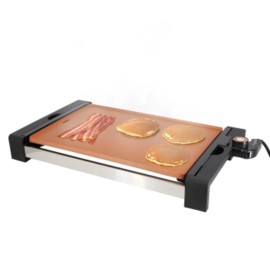 N/A Megachef 21.63 Inch Copper Electric Grill With Non-Stick Coating
