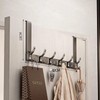 Over The Door Hooks Organizer Rack – No-Drill Aluminum Door