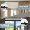 Hoeflife Curtain Track Ceiling Mount heavy duty sliding Curtains Tracks