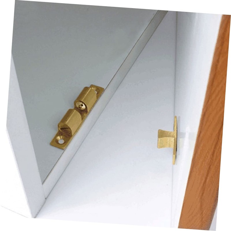 LALAFINA 3Pcs Ball Catch Solid Door Latch for Cabinets and