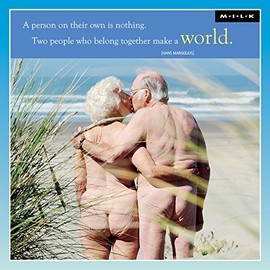 Person On Their Own is Nothing Blank Greeting Card Square Milk Range Cards
