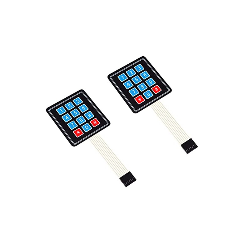 DIYables Keypad 3x4 for Arduino, ESP32, ESP8266, Raspberry Pi, 2
