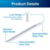 1000 PCS 60mm Fiber Optical Heat Shrinkable Tubes, Fusion Splice