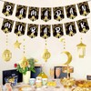 FloralGrace Ramadan Decoration, Ramadan Mubarak Banner with Star and Moon,