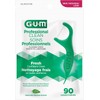 GUM Professional Clean Flossers Picks, Extra Strong Floss Proven to