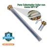 5 Barra Magnesio Para Calentador Solar C/adaptador Bronce3/4
