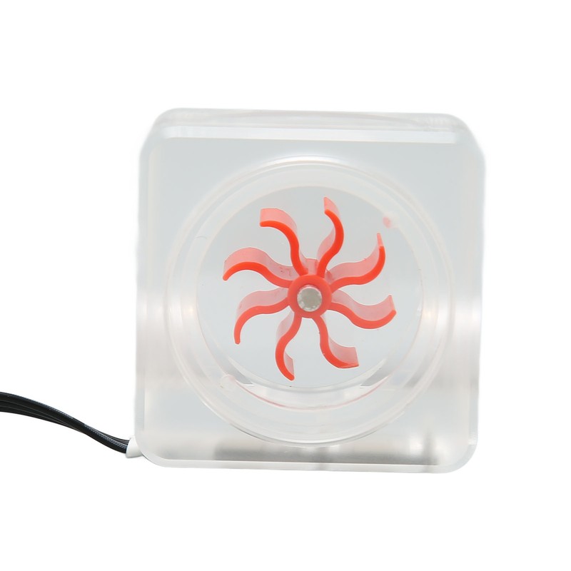 Water Cooling Flow Meter G1/4 Thread 8 Impeller 3 Way