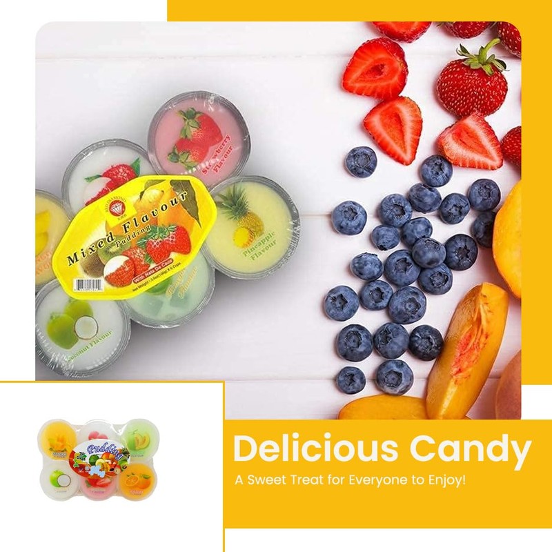 Fruit Pudding - Assorted Popping Cups - Mixed Pudding Flavours