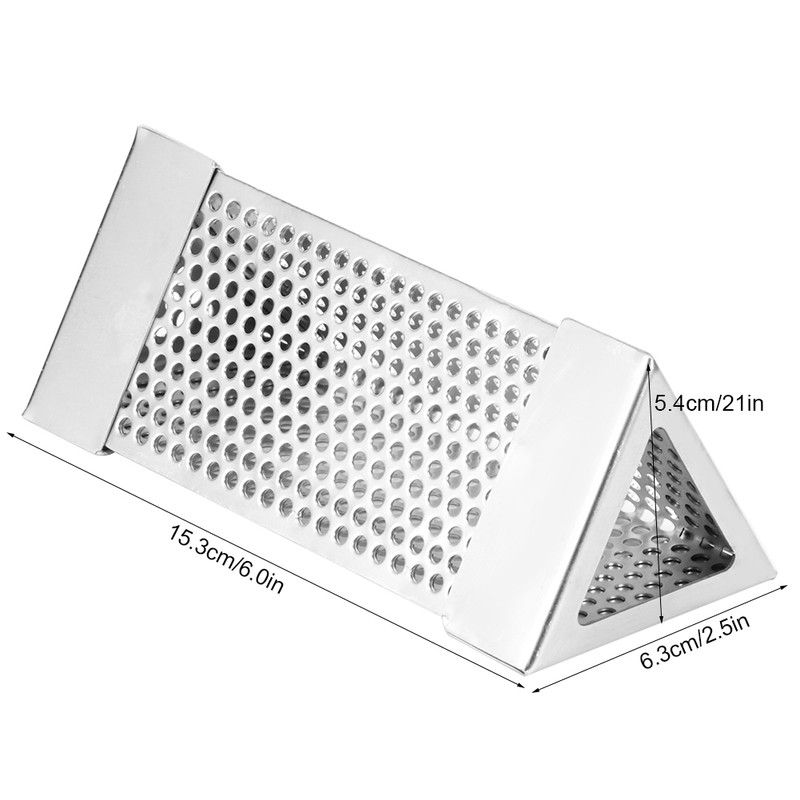 2Pcs BBQ Grill Smoker Tube Mesh Tube Pellets Smoke Box
