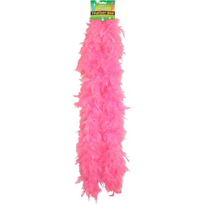 FEATHER BOA 150CM WHITE