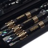 CUESOUL 24 gram Black Scorpion Steel Tip Darts Set with